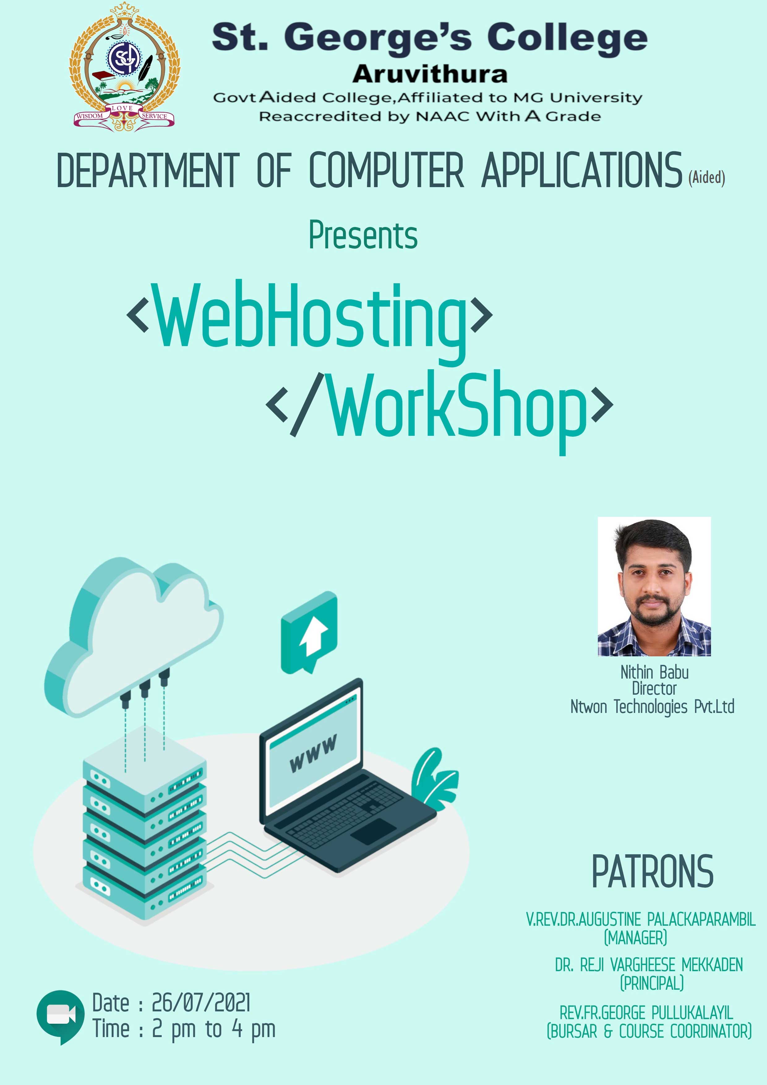Workshop on Webhosting